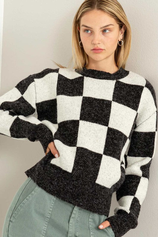 Checkered Sweater