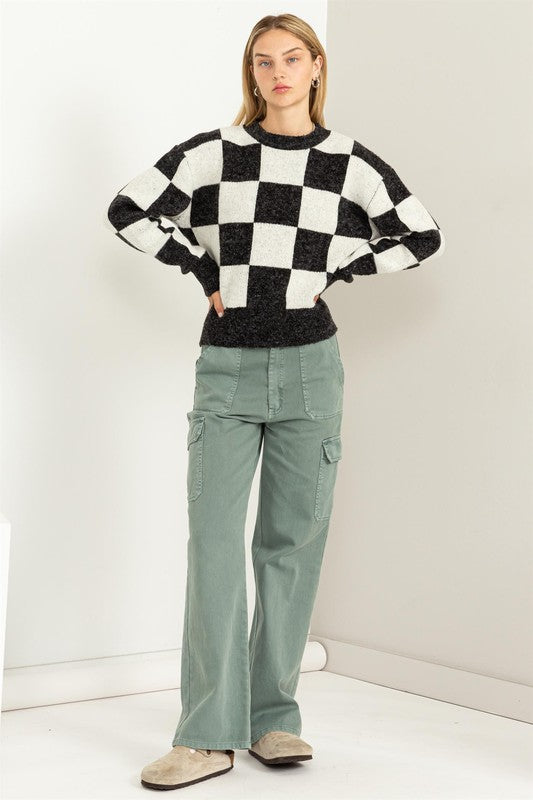 Checkered Sweater