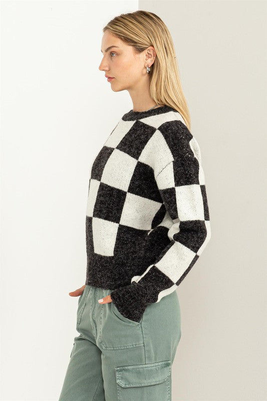 Checkered Sweater