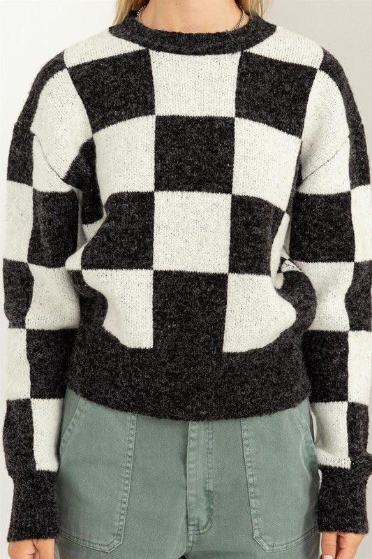 Checkered Sweater