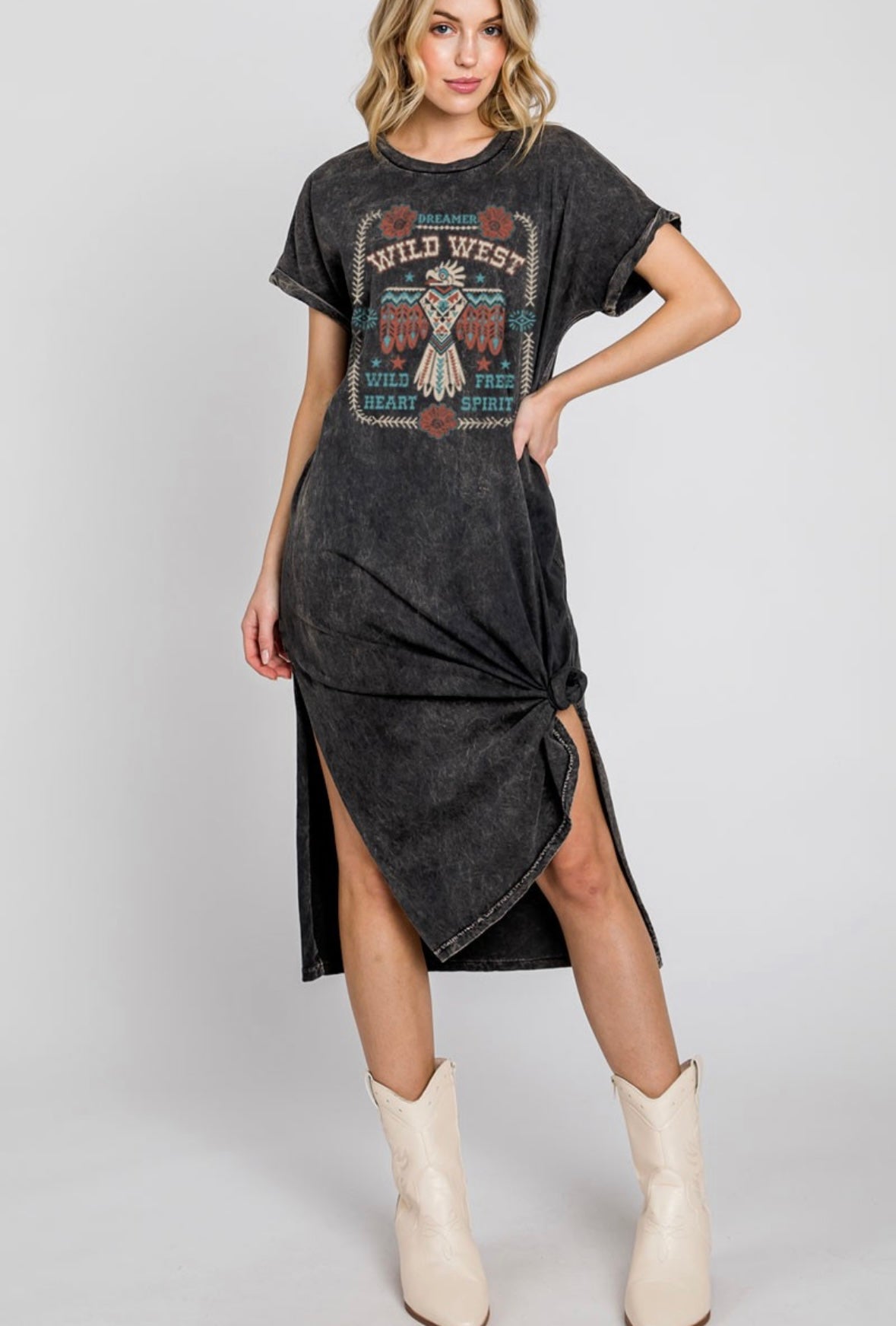 Western T-Shirt Dress