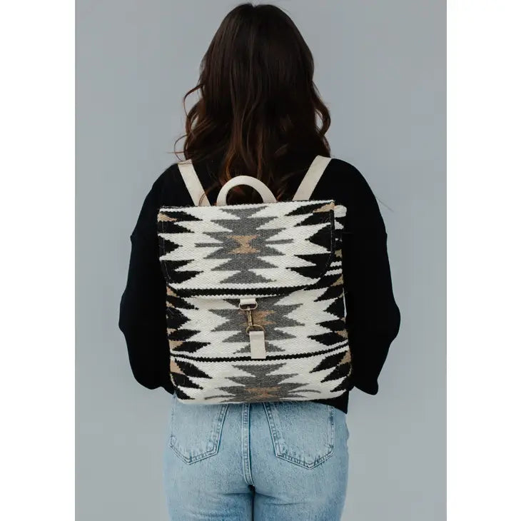 Woven Aztec Backpack
