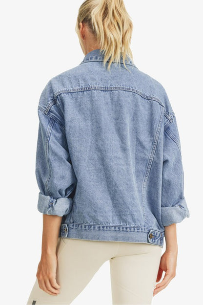 Oversized Vintage Style Denim Jacket