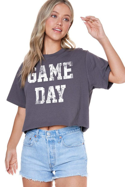 Game Day Crop Tee