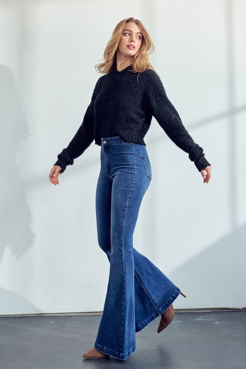 High Rise Flare Jeans